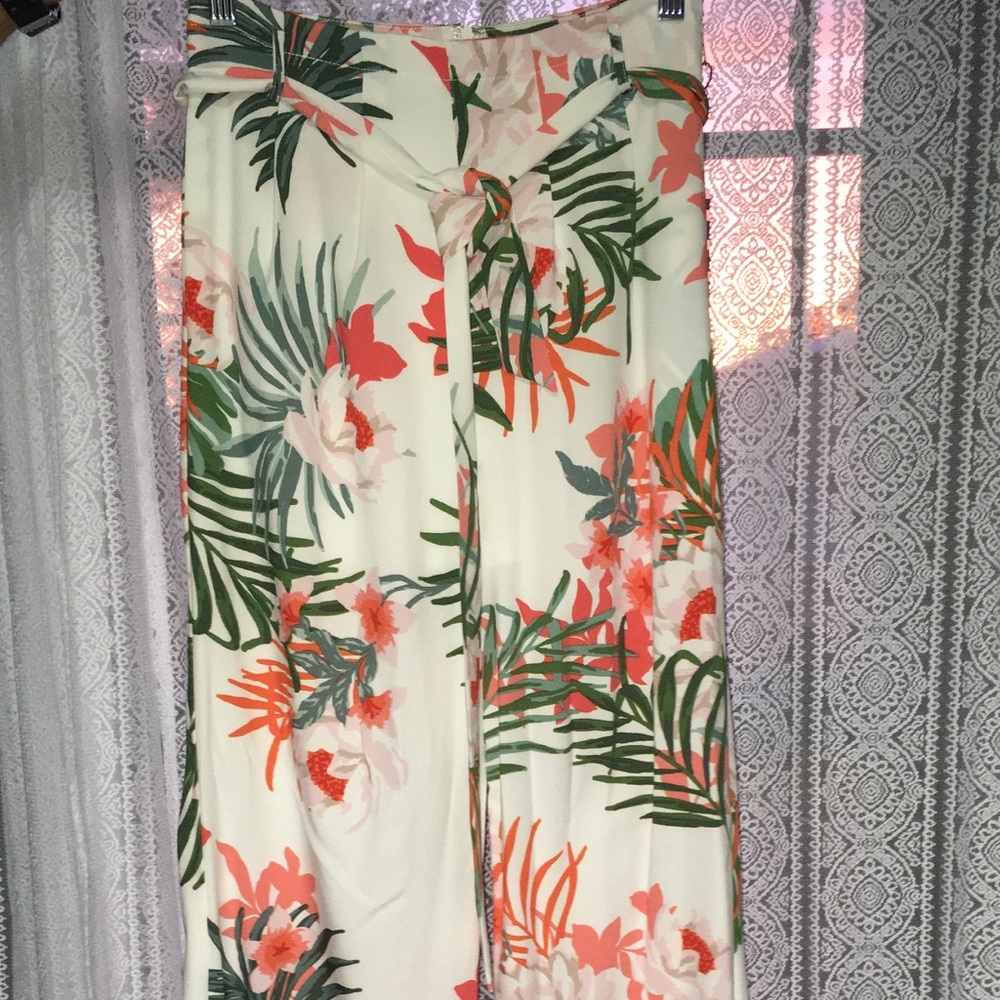 Tropical High Waist Pants